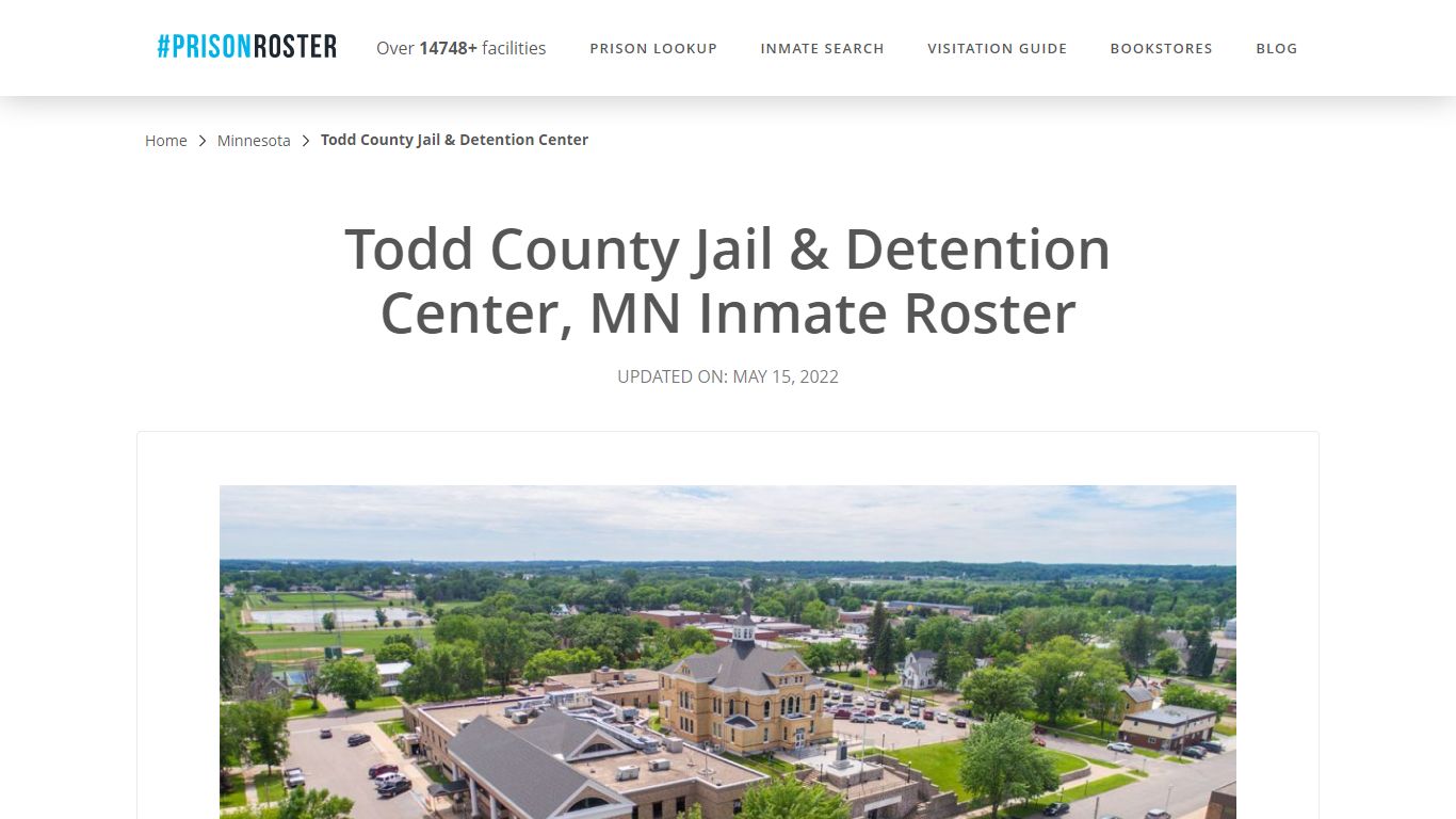Todd County Jail & Detention Center, MN Inmate Roster - Prisonroster